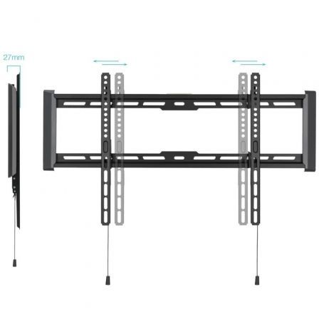 Tooq Soporte Fijo de Pared LP1083F-B para Pantallas de 37-80 Pulgadas, Negro